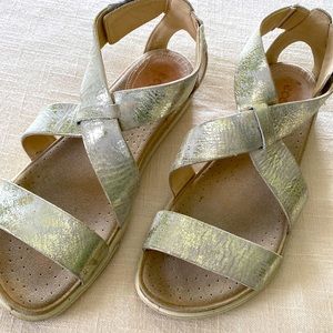 Ecco Metallic Sandal 7.5